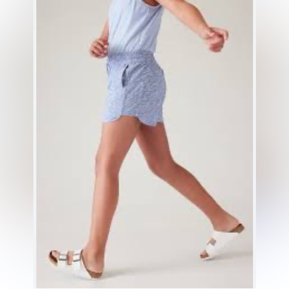 ATHLETA Girl Dive in Boardshort Nina Animal Blue size 7 - Picture 2 of 8